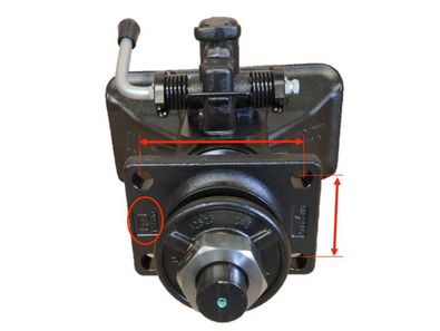 Specify the dimensions of the attachment hole pattern and take a picture of the casting number.